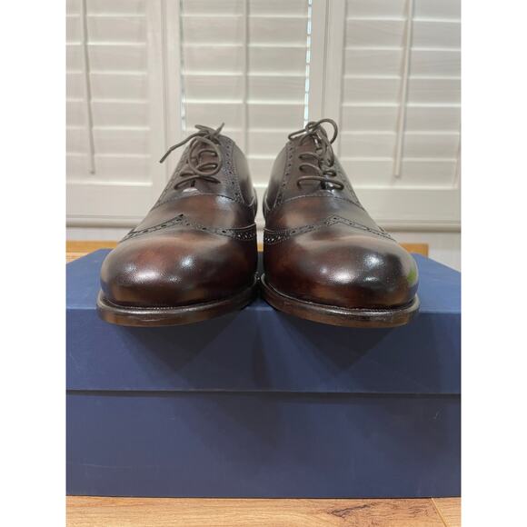 Massimo Matteo Firenze Men's Corazzano Wing Tip Dress Shoes  Size 9 NIB - Picture 7 of 14